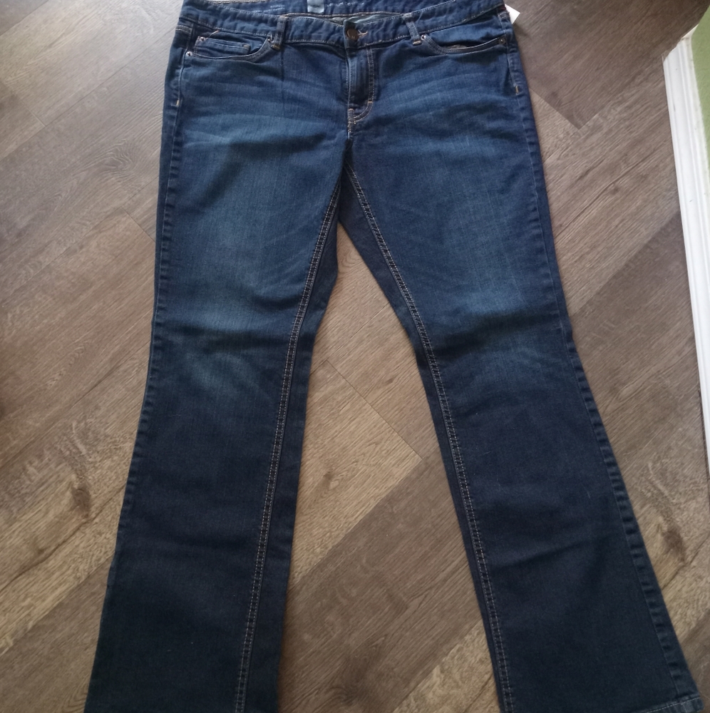 Mossimo Supply Co. Dark Blue Boot Cut Jeans